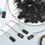 200Pcs Black Price Tags Gift Tags with Elastic String 1×0.47 Inch