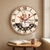 12 Inch Kitchen Wall Clock Roman Numerals, Vintage Decorative Wall Watch Clock Silent Quartz Non Ticking Battery Operated Round Wall Art Clock for Restaurant Dining Room Farmhouse Chef Gift