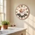 12 Inch Kitchen Wall Clock Roman Numerals, Vintage Decorative Wall Watch Clock Silent Quartz Non Ticking Battery Operated Round Wall Art Clock for Restaurant Dining Room Farmhouse Chef Gift