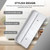 WP67005140 67005140 Refrigerator Freezer Door Handle Fits for Whirlpool Kenmore Maytag Amana Replace Freezer Handles 1071249 AP6010436 PS11743615 EAP11743615 (1pc)