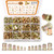 470PCS SAE & Metric Rivet Nut Kit, 6-32 to 3/8-16, M3 to M10
