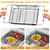Expandable in Sink Dish Drying Rack,Small Dish Rack Over Sink with Utensil Holder,Stainless Steel Dish Drainers for Kitchen Counter,Sink Drying Rack for Small Space,14.57“-20.87”L x 10.24“W x 2.76”D