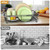 Expandable in Sink Dish Drying Rack,Small Dish Rack Over Sink with Utensil Holder,Stainless Steel Dish Drainers for Kitchen Counter,Sink Drying Rack for Small Space,14.57“-20.87”L x 10.24“W x 2.76”D