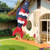 NOVWANG 40 Inch USA American Fish Windsock, Fish Windsock 4th of July Windsock Patriotic Wind Sock Outdoor Hanging Decoration for Garden Yard Balcony Boat Deck Dock Patio Decor