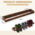 3 Pcs Wall Mounted Shoe Rack, 30 Inch Wall Mounted Shoes Storage Organizer Space Saving for Mudroom Entryway Closet