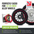 AlloyGator Red Alloy Wheel Protectors – Up to 24" x 4 Wheels