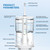 Electric Toothbrush with Water Flosser - Wireless Charging 3 in 1 Flossing Toothbrush - 500ML Professional Cordless Brush and Flosser in One - 5 Brush Modes & 3 Floss Speed
