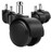 Office Chair Wheels Grykot Chair Wheels Replacement 5-Pack, Office Chair Casters Heavy Duty Replacement for Hardwood Floors and Carpet, 2 inch Fits 99%, Black