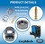 87131 Drive Roll Kit .023" V-Groove Compatible with Millermatic 200/210/212/250/251/252