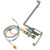 MENSI NG Gas Milivolt Pilot Burner Assembly - Replace for Hayward H-Series ED1/ED2 Pool Heater HAXPLT1931 (H150/H200/H250-H400), with Pilot Tubing & Compression Fittings - 100% Leak & Ignition Tested
