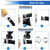 Seept 405Pcs 15-Sizes 304 Stainless Steel Single Ear Hose Clamps with Ear clamp plier 5.3-36.1mm Crimp Hose Clamps Assortment Kit for Auto/Home Appliance/Pipe/Fuel Line