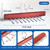 KEOAMG Tie Rack Hanger for Closet, Wooden Tie Organizer for Men, Mahogany