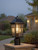 Yisuro 360°Motion Sensor Outdoor Post Light, Dusk to Dawn Hardwired Pole Lantern with 360° Detection, Waterproof Anti-Rust Aluminum Exterior Lamp for Garden, Yard, Driveway, Patio, Black, 1 Pack