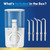 Waterpik Promax Countertop Water Flosser, SmartAdvance, 10 Settings, 5 Tips