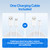 usmile C10 Portable Water Flosser for Travel, 95-Day Battery, IPX7, Black