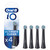 Oral-B iO Ultimate Clean Replacement Brush Heads, Advanced Deep Cleaning, Black, Pack of 4