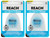 Reach Listerine Ultraclean Dental Floss, Plaque Remover, Shred Resistant, Waxed, Gentle on Gums & Teeth, Mint, PFAS-Free, Fresh Breath, Oral Care, for Adults & Kids, 30 yds - Pack of 2