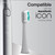 AquaSonic Genuine Icon Replacement Brush Heads | ADA Accepted | Compatible with AquaSonic Icon Toothbrush | 6 Brush Heads | for Normal & Sensitive Teeth (Silver)