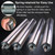5 Pcs Replacement Conveyor Rollers for Warehouse System, 2 1.5 1 Inch Diameter Metal Tube Bearing Roller 50 48 40 36 32 30 28 24 20 18 16 15 14 13 10 12 10 8 Inch(Dia 1 1/2"/38mm,L 10in/254mm)