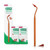 GUM Stimulator Permanent Handle with Rubber Tip, 1 Handle + 2 Refill Packs