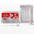 cleaings® 48 Pcs Disposable Mini Toothbrush - Pre-Pasted with Mint Toothpaste & Toothpick - Travel Size Toiletries - 2 Packs of 24 - Iced Peach Flavor