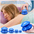 Geiserailie 16 Pcs 4 Sizes Silicone Cupping Therapy Set, Dark Blue