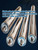 Roller Conveyor - Stainless Steel Idlers, Diameter 1" 1.26" 1.5" 2" 2.4" Unpowered Transmission Replacement Roller(1in/25mm,L 250mm/10in)