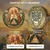 EXY 7 Year Sobriety Coin | Mucha Elegant Goddess Design | 3D Texture AA NA Medallions & Recovery Chips | Anniversary Sobriety Gift Set with Token Capsule, Stand & Card for Men Women