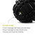 TRIGGERPOINT Performance Grid X Massage Ball for Deep Tissue Massage and Exercise Recovery, Black