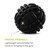 TRIGGERPOINT Performance Grid X Massage Ball for Deep Tissue Massage and Exercise Recovery, Black