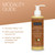 Bon Vital' Coconut Massage Oil, 8 Oz Bottle, Neutral Scent, Non-Greasy