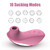 2026 Air Pulse Massager for Women, Dynamic Motion and Vibration Tool, 10 Modes, USB Charging, Waterproof, Soft Silicone for Home Relaxation