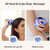 COMFIER Cordless Scalp Massager Hair Growth with 3 kneading Modes,Waterproof Head Massage with 8 Claws for Deep Cleansing,Body Cat Head Scratcher,Gift for Women