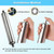 Conveyor Rollers for Construction - Dia 1" 1.3" 1.5" 2" 2.4" and 100mm 200mm 300mm 400mm 500mm 800mm 1000mm L, 2 Pcs Stainless Steel Roller Transmission Replacement Part(2 Pack D-1.3"/32mm,L-31.5"/800