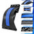 Back Stretcher - 4-Level Adjustable Lumbar Support Board & Back Cracker for Lower Back Pain Relief, Home Office Use (Blue)