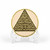 18 Month Cross Sobriety Coin - Serenity Prayer - AA Tokens and Medallions