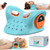 Smedz 2026 Neck Massager Portable Neck Massager with Heat, 4-in-1 Cervical Traction Pillow, Wireless Remote & 9 Intensities, Lightweight 7" C-Shape for Home Office Travel – Gift for Parents