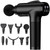 OLsky Massage Gun Deep Tissue 30 Speeds 9 Attachments Handheld (Black)