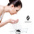 Facial Mini Massage Ball, Handhold Portable Powerful Multifunctional Massage Tool, Quiet Waterproof USB Rechargeable Vibrating Travel Pocket Face Eye Finger Joint and Neck Jaw Massager - Black