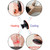 LLY Multifunctional Scraping Massage Tools. Natural Black sibin bian Stone. Beauty & Health Care,Relieve Wrinkles,Muscle and acupoint Massage (Mushroom Scraping Massager 2 Pack)