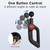 HEYCHY Deep Tissue Massage Gun with Heat, 12mm, 8 Heads, Black