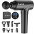 Elefor Massage Gun Deep Tissue,Percussion Back Massager Gun for Athletes Muscle Massage Gun for Pain Relief with 8 Massage Heads & 20 Speeds (Matte Black)