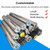 1"/ 25 MM Heavy Duty Gravity Roller Conveyor 48 44 40 36 32 30 28 24 20 18 17 16 15 14 13 12 10 8 Inch, Support for Roller Stands, Assembly Areas & Distribution(2 Pack,L 33in/838mm)