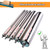 AMUFJJ 5 Pack Stainless Steel Gravity Conveyor Replacement Tube, 25mm/ 32mm/ 38mm/ 50mm/ 60mm Diameter Conveyor Rollers for Infeed Outfeed Table/Assembly Line(Dia 32mm (1 1/5"),L 11 4/5" (300mm))