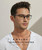ANYLUV Blue Light Glasses Men, Relieve Eyestrain and Eye Protection, Al-Mg Metal Computer Blue Light Blocking Glasses Clear Black