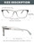 OLOMEE Large Reading Glasses Men Blue Light Blocking Oversized Wide Square Readers +2.25 Cheaters w/Big Head/Large Face