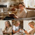 kunchu Reading Glasses for Women Men - 5 Pack Blue Light Blocking Spring Hinge Computer Readers Anti Glare UV Eyeglasses (Clear Floral, 1.75, x)