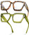 livho Oversized Blue Light Blocking Glasses for Women - Tortoise + Olive