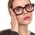 livho Oversized Blue Light Blocking Glasses for Women - Tortoise + Olive