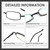 SOPHILY 3 Pack Slim Pocket Reading Glasses for Men Women Blue Light Blocking Compact Readers Spring Hinge Metal Frame, Yellow Black Grey Eyeglasses with Portable Pen Clip Tube Case, 4.00